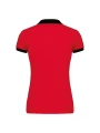KARIBAN Polo piqué bicolore femme /api/colors/b50d1b8c-b02f-4ec6-9360-ffd14b5df30b personnalisable