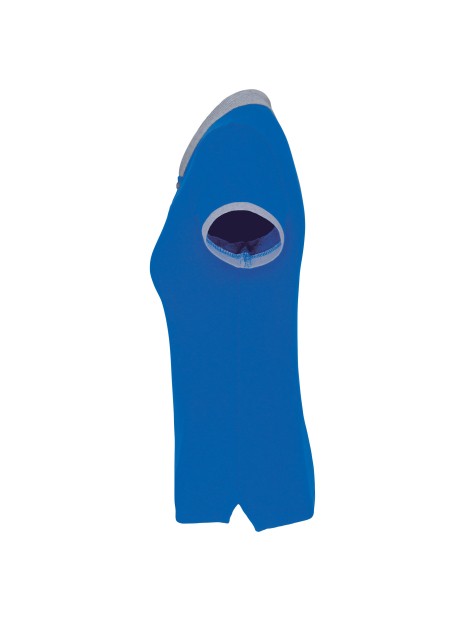 KARIBAN Polo piqué bicolore femme /api/colors/9c2c4118-a1e9-4d53-9a0d-52d16eb5c701 personnalisable