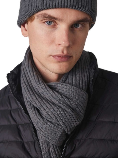 Écharpes à personnaliser K-UP Écharpe à maille côtelée 