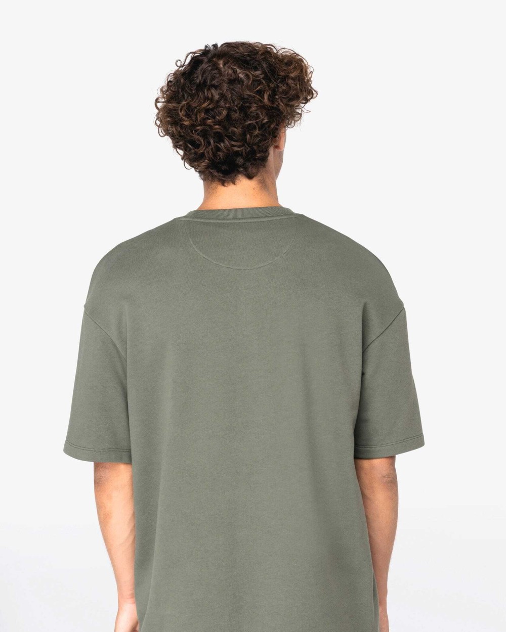 T-shirts NATIVE SPIRIT Ecologisch oversized uniseks T-shirt French Terry voor bedrukking &amp; borduring