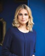 Jassen BROOK TAVERNER Blouse in Chinese crêpe Roma voor bedrukking &amp; borduring