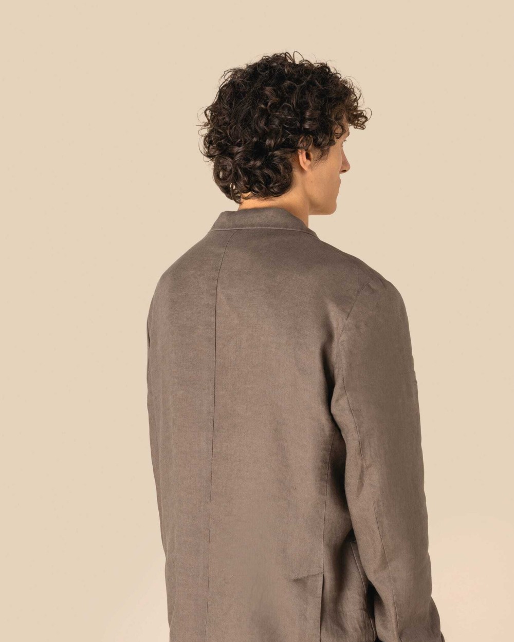 Vestes personnalisable SPASSO Blazer délavé en lin homme