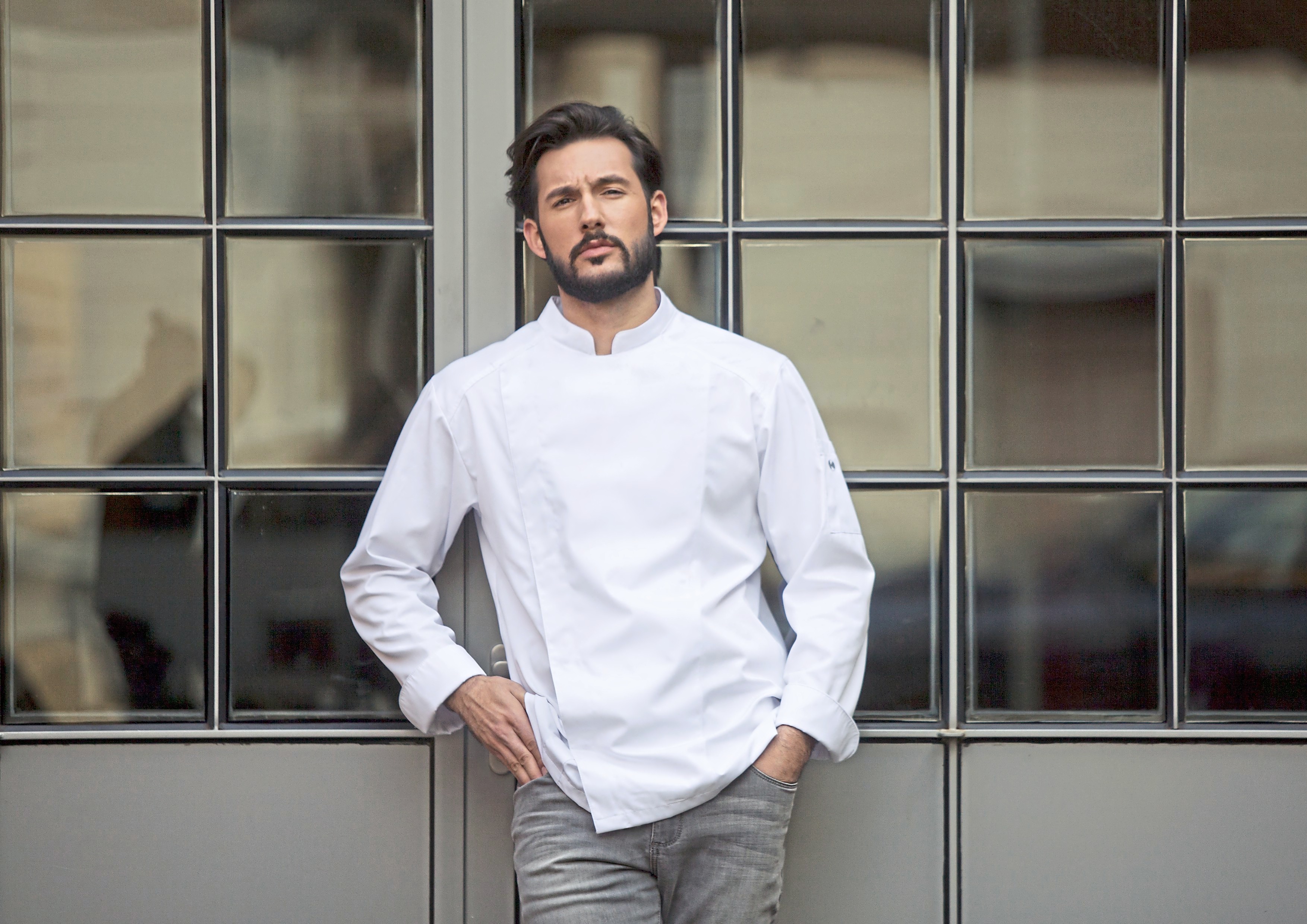 KARLOWSKY Chef Jacket Noah Jacken personalisierbar