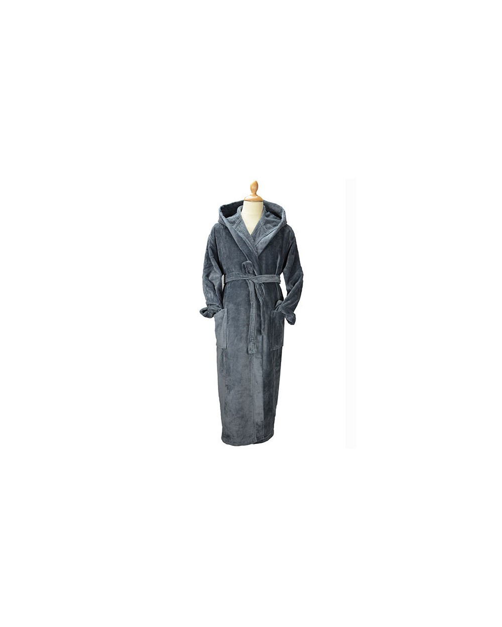 Produits éponges personnalisable A&R DeLuxe Velour Bathrobe With Hood