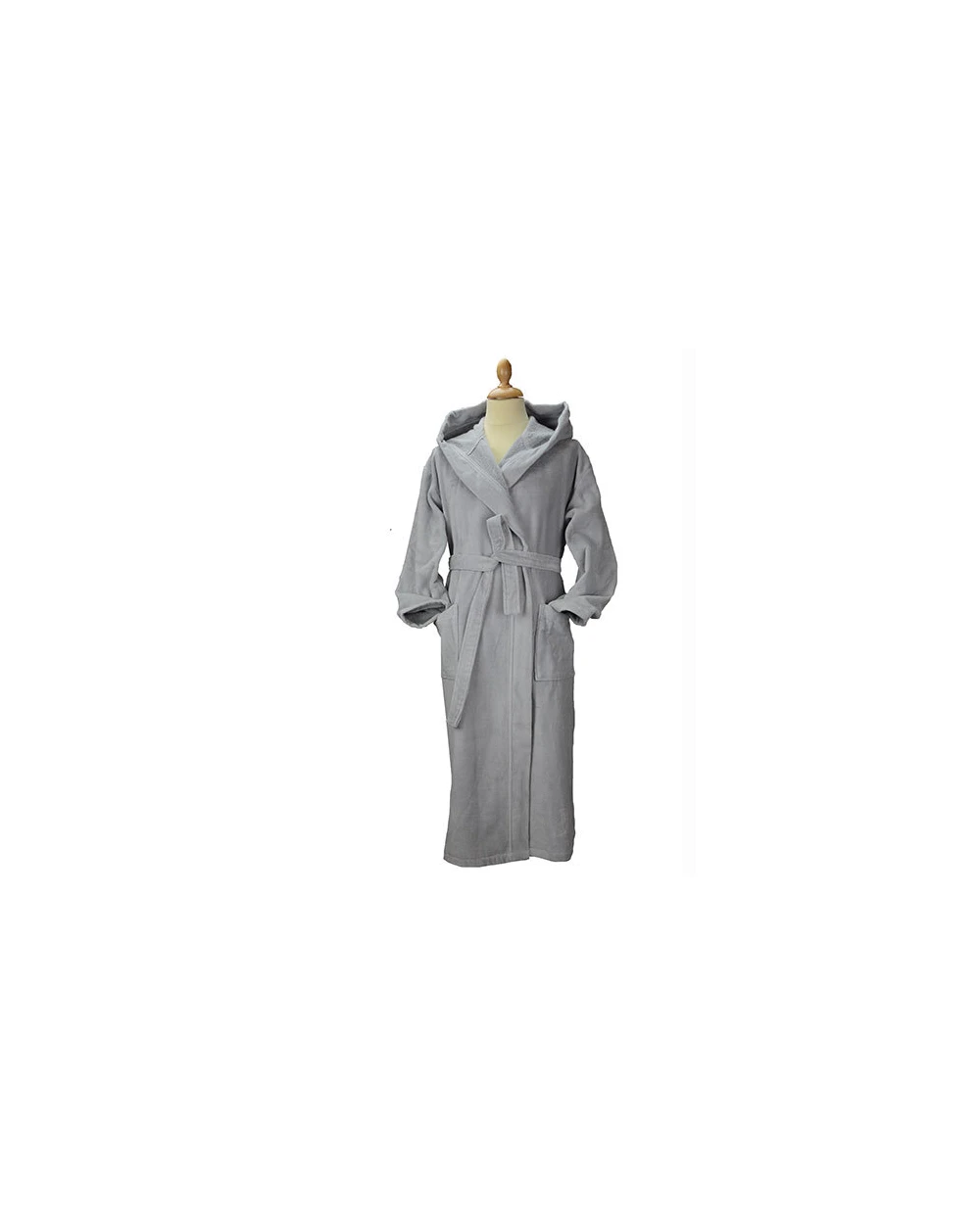 Produits éponges personnalisable A&R DeLuxe Velour Bathrobe With Hood