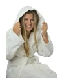 Produits éponges personnalisable A&R DeLuxe Velour Bathrobe With Hood
