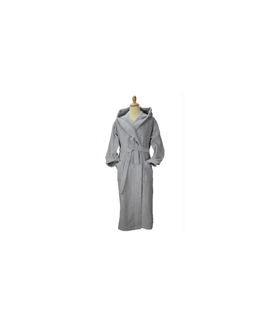 Produits éponges personnalisable A&R DeLuxe Velour Bathrobe With Hood