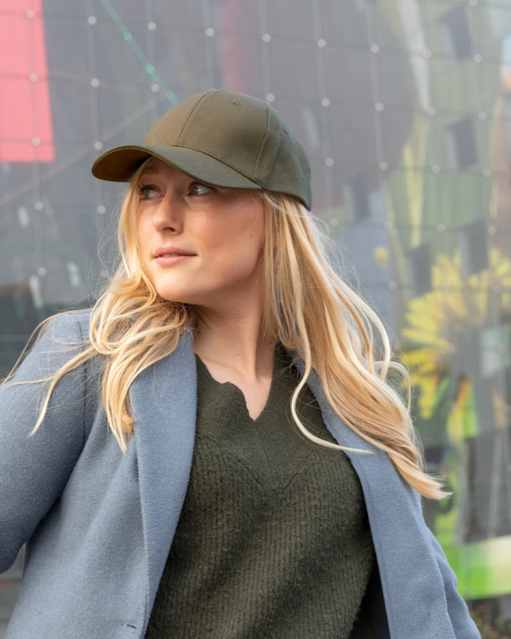 4DO Impact 6 Panel Kappe aus 280gr rCotton mit AWARE™ Tracer Kappen personalisierbar