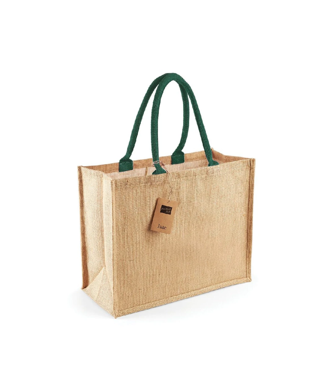Tote bags WESTFORDMILL Jute classic shopper voor bedrukking &amp; borduring