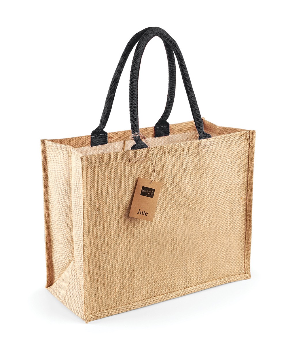 Tote bags personnalisable WESTFORDMILL Sac shopping classique en jute