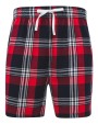 Bermuda's & Shorts SKINNIFIT Short met Schotse ruiten voor bedrukking &amp; borduring