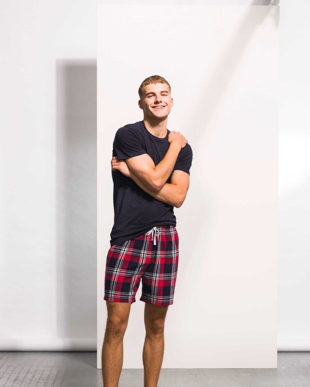 Bermudas & Shorts personnalisable SKINNIFIT Short à motif tartan