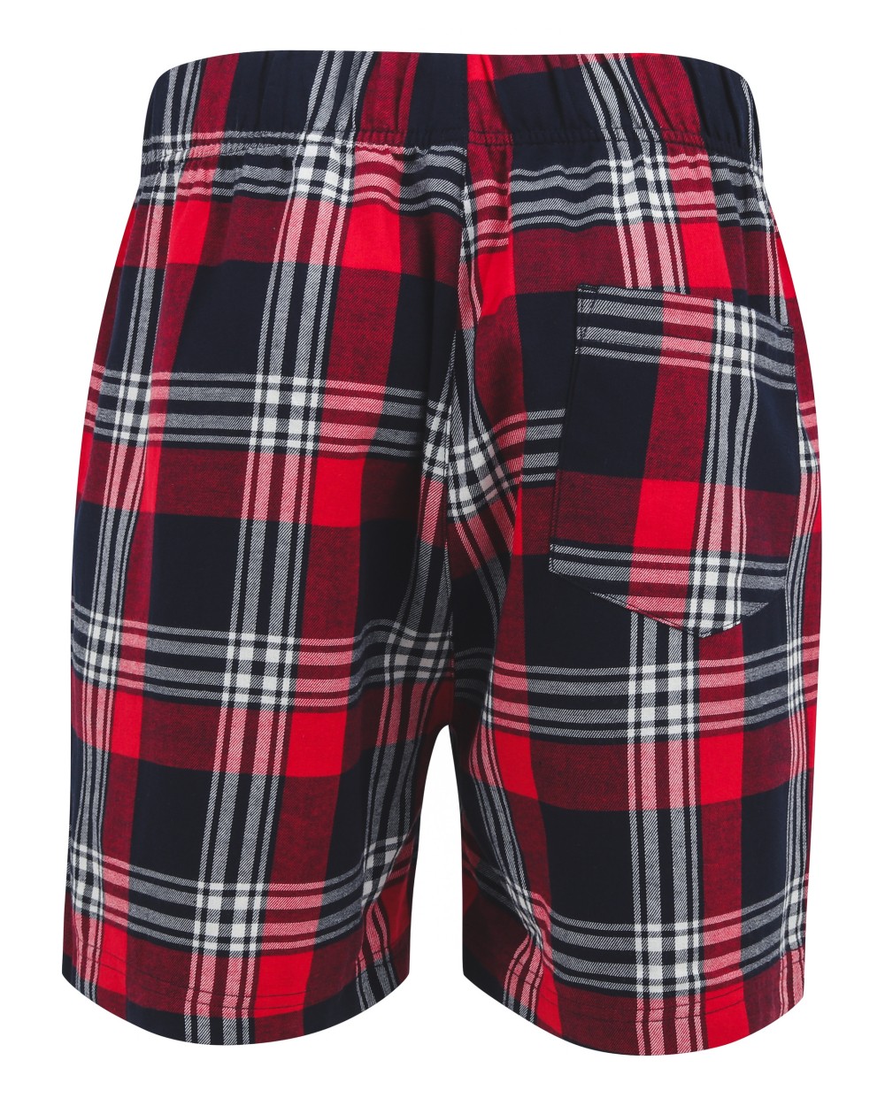 Bermuda's & Shorts SKINNIFIT Short met Schotse ruiten voor bedrukking &amp; borduring