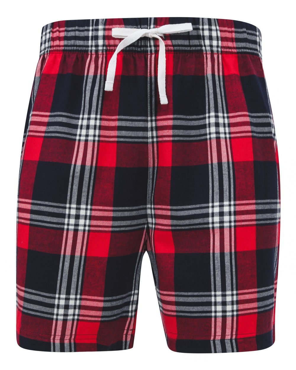 Bermuda's & Shorts SKINNIFIT Short met Schotse ruiten voor bedrukking &amp; borduring