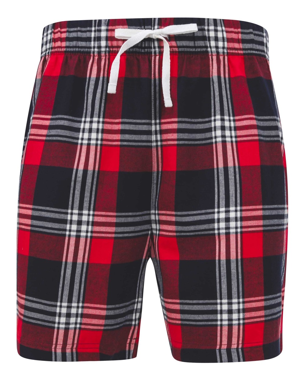 Bermuda's & Shorts SKINNIFIT Short met Schotse ruiten voor bedrukking &amp; borduring