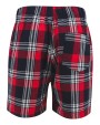 Bermuda's & Shorts SKINNIFIT Short met Schotse ruiten voor bedrukking &amp; borduring