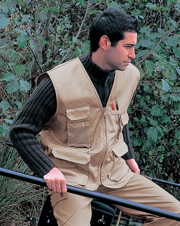 RESULT Safari Waistcoat Jacken personalisierbar