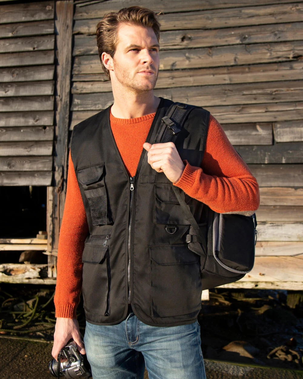 Jassen RESULT Safari Waistcoat voor bedrukking &amp; borduring