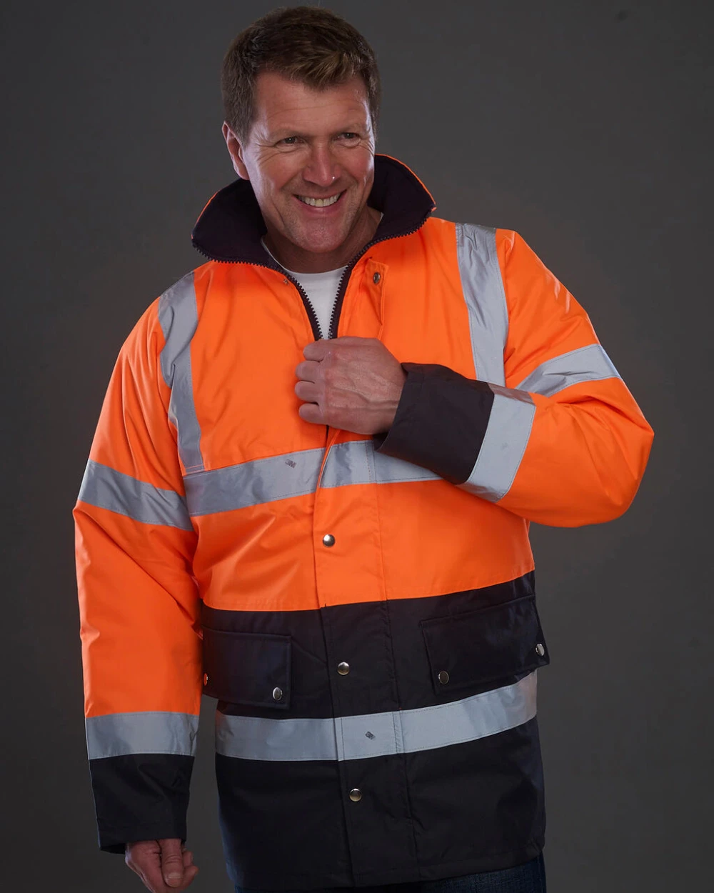 Vestes personnalisable YOKO Fluo 2 Tone Motorway Jacket