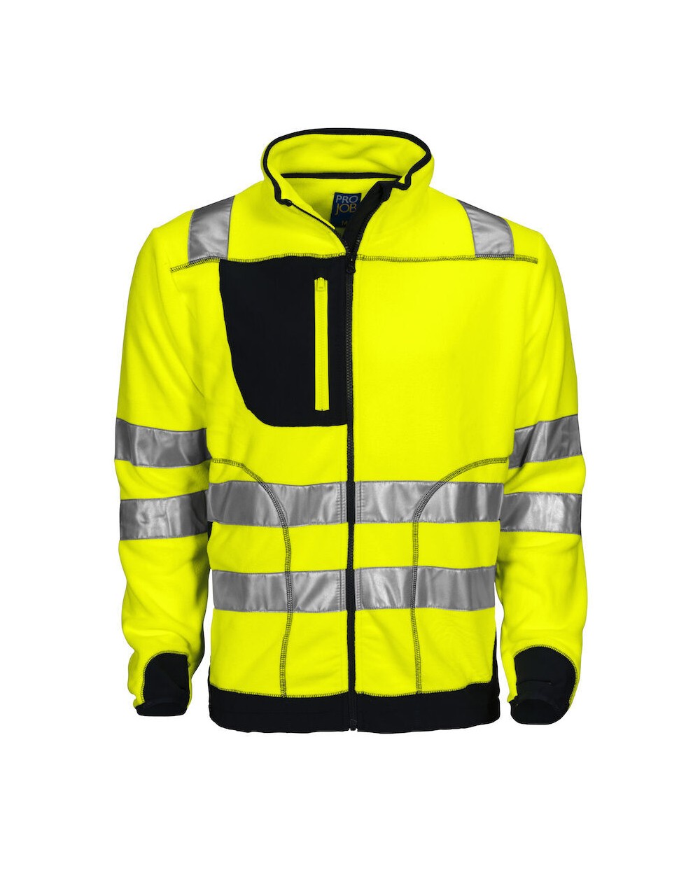 Laines polaires personnalisable PROJOB 6303 VESTE POLAIRE HV - EN ISO 20471 CLASSE 3/2