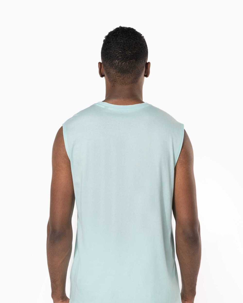 T-shirts KARIBAN Mouwloos heren T-shirt Bio 150 IC voor bedrukking &amp; borduring