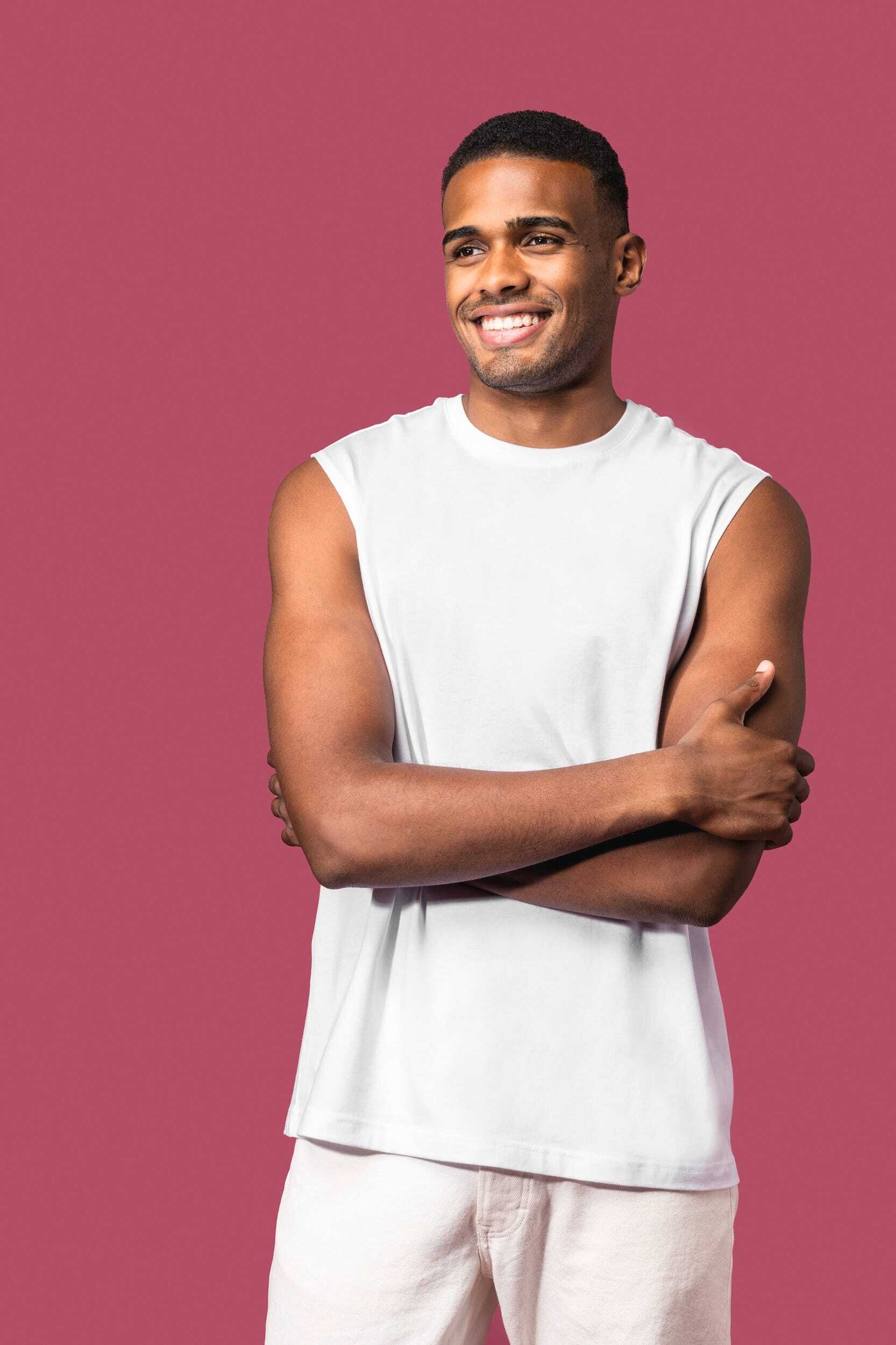 T-Shirts personnalisable KARIBAN T-shirt sans manches Bio150 IC homme