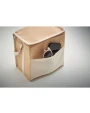 Tassen & Zakken 4DO Jute en canvas koeltas 3L voor bedrukking &amp; borduring