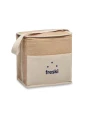 Tassen & Zakken 4DO Jute en canvas koeltas 3L voor bedrukking &amp; borduring