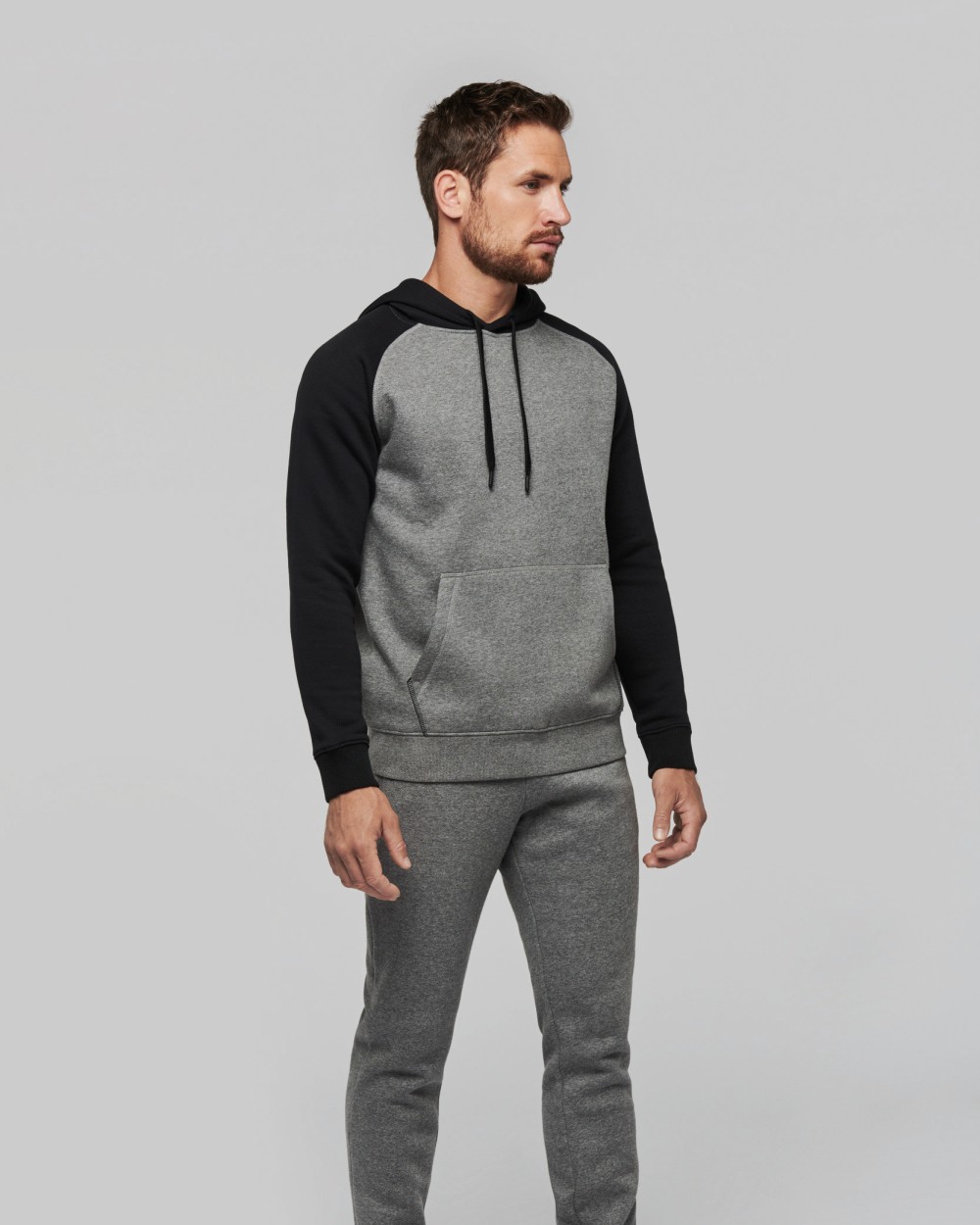 PROACT Zweifarbiges Kapuzensweatshirt für Erwachsene Sweatshirts personalisierbar