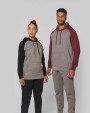Sweaters & hoodies PROACT Tweekleurige sweater met capuchon volwassene voor bedrukking &amp; borduring
