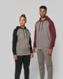 Sweaters & hoodies PROACT Tweekleurige sweater met capuchon volwassene voor bedrukking &amp; borduring