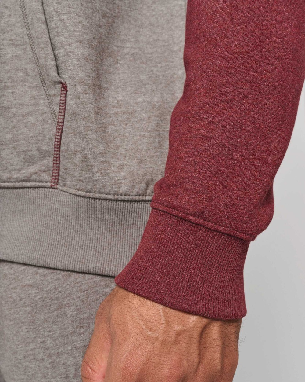 Sweaters & hoodies PROACT Tweekleurige sweater met capuchon volwassene voor bedrukking &amp; borduring