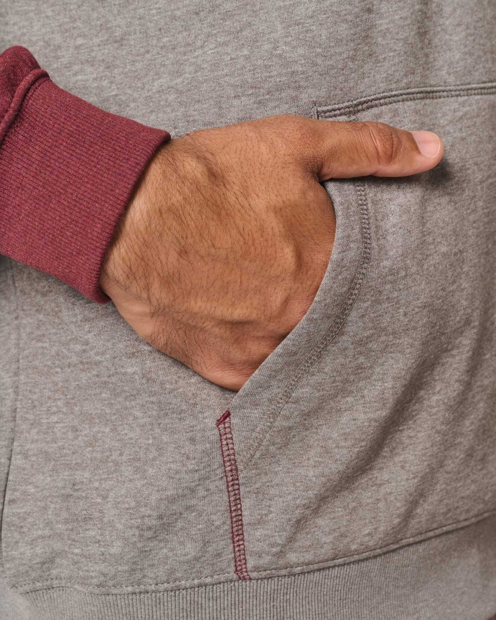 Sweaters & hoodies PROACT Tweekleurige sweater met capuchon volwassene voor bedrukking &amp; borduring