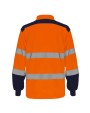 Polo's YOKO Tweekleurige Hi-Vis polo met lange mouwen voor bedrukking &amp; borduring