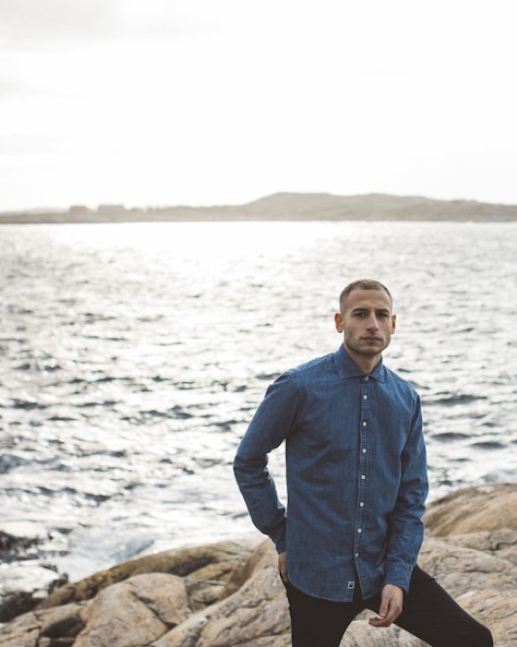 COTTOVER Denim Slim Fit Man Hemden personalisierbar