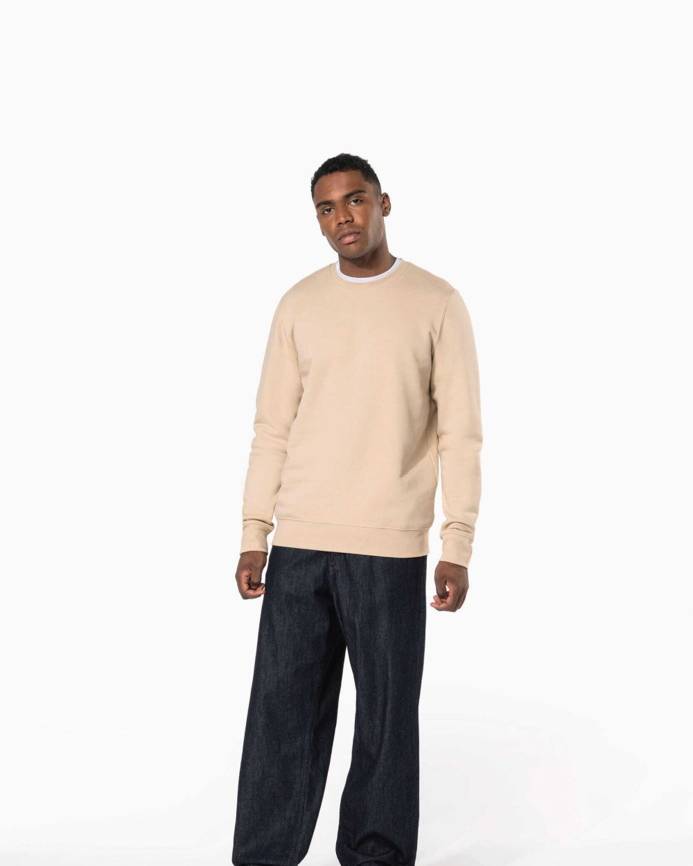 Sweaters & hoodies KARIBAN Ecologische sweater met ronde hals voor bedrukking &amp; borduring