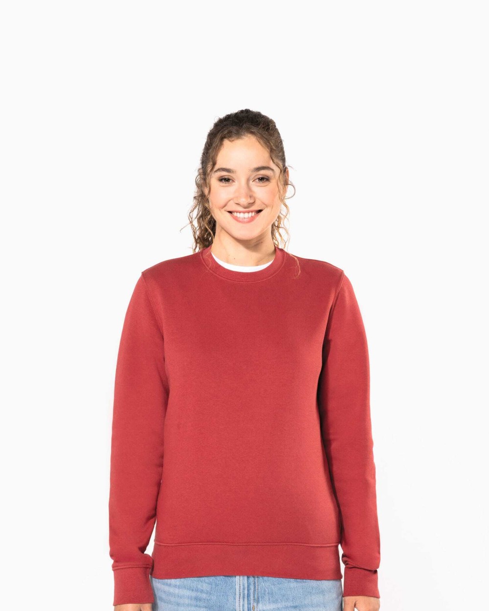 KARIBAN Umweltfreundliches Sweatshirt mit Rundhalsausschnitt Sweatshirts personalisierbar