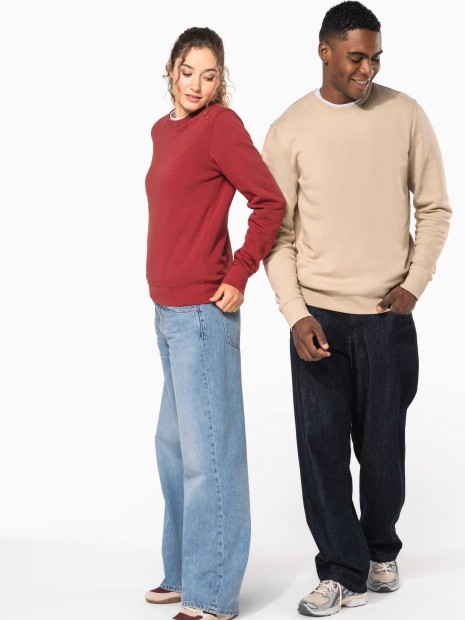 Sweat-shirts à personnaliser KARIBAN Sweat-shirt écoresponsable col rond unisexe 