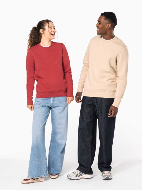 Sweat-shirts à personnaliser KARIBAN Sweat-shirt écoresponsable col rond unisexe 