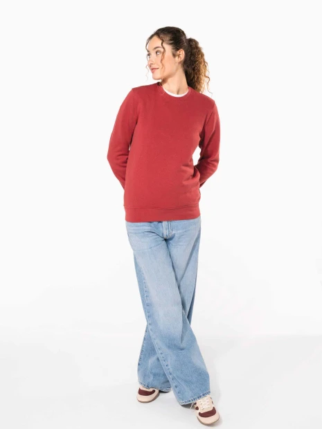 Sweat-shirts à personnaliser KARIBAN Sweat-shirt écoresponsable col rond unisexe 