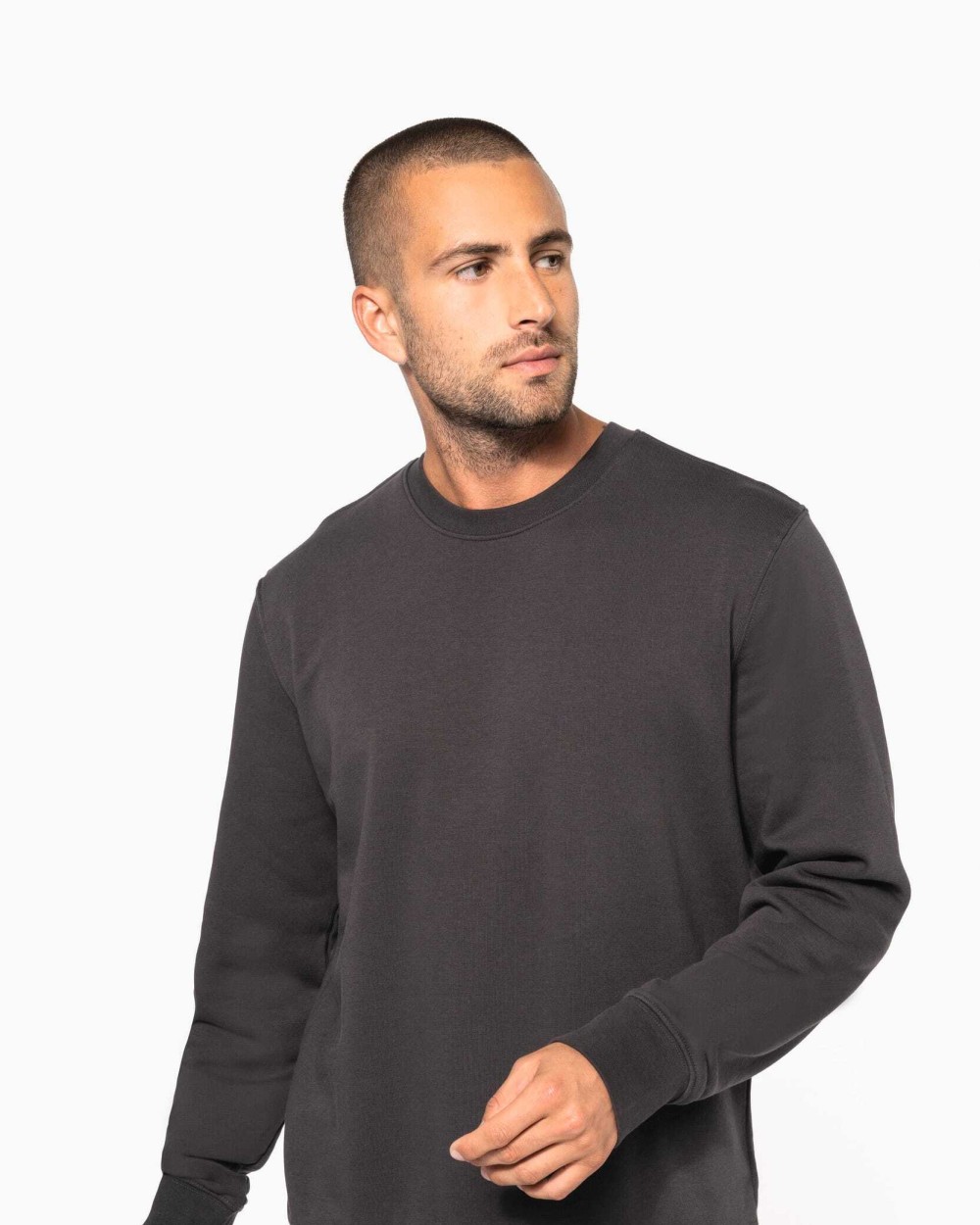 Sweaters & hoodies KARIBAN Ecologische sweater met ronde hals voor bedrukking &amp; borduring