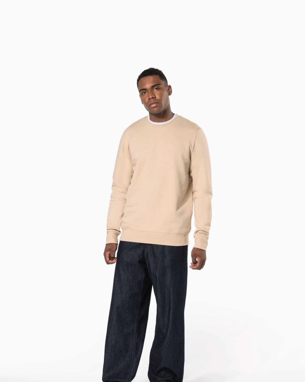 Sweaters & hoodies KARIBAN Ecologische sweater met ronde hals voor bedrukking &amp; borduring