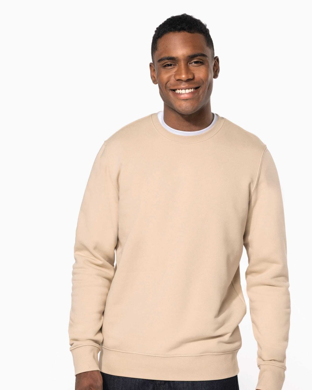 KARIBAN Umweltfreundliches Sweatshirt mit Rundhalsausschnitt Sweatshirts personalisierbar