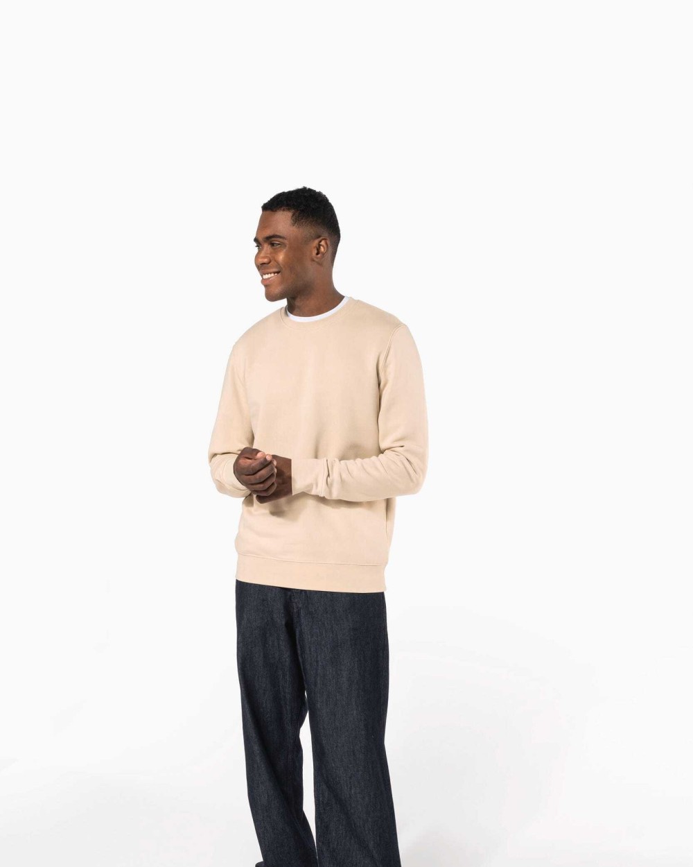 Sweat-shirts personnalisable KARIBAN Sweat-shirt écoresponsable col rond unisexe