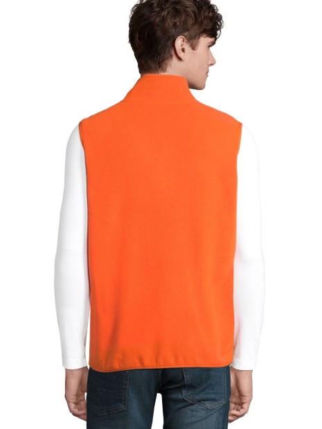 Vestes à personnaliser SOL'S Unisex Factor Zipped Fleece Bodywarmer 