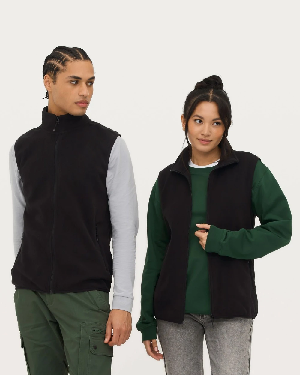 Vestes personnalisable SOL'S Unisex Factor Zipped Fleece Bodywarmer