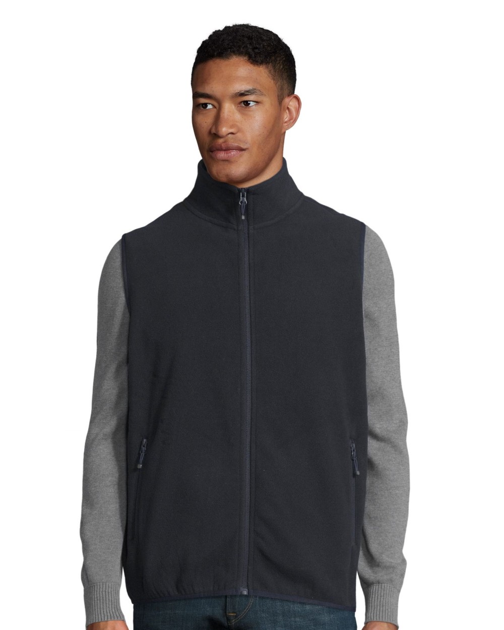 SOL'S Unisex Factor Zipped Fleece Bodywarmer Jacken personalisierbar