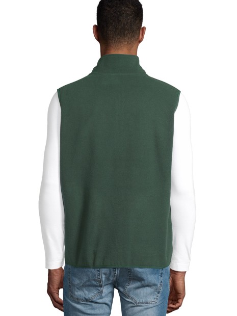 Vestes à personnaliser SOL'S Unisex Factor Zipped Fleece Bodywarmer 