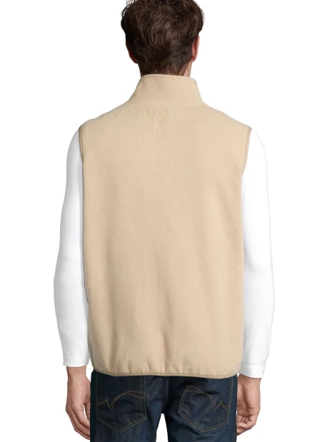 Vestes à personnaliser SOL'S Unisex Factor Zipped Fleece Bodywarmer 