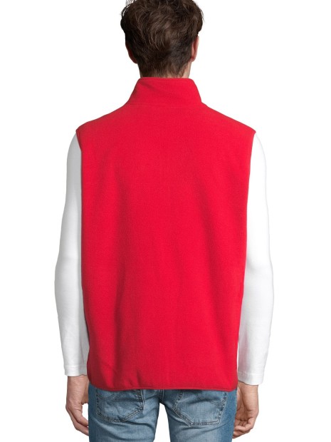 Vestes à personnaliser SOL'S Unisex Factor Zipped Fleece Bodywarmer 